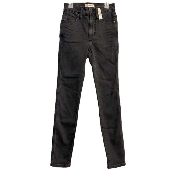 Madewell Denim - Madewell Black Jeans 10” High-Rise Skinny Size 24 NWT